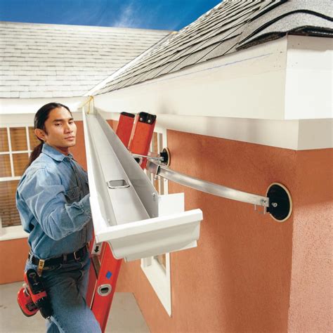 how to install metal gutters